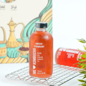 Kombucha Hibiscus Strawberry - 275ML by Local Cookies