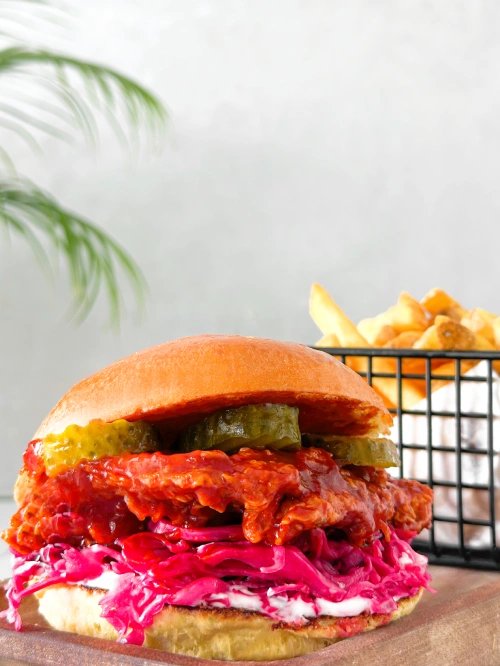 Korean Nights Chicken Burger