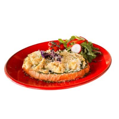 Scrambled Eggs &  Pesto Toast